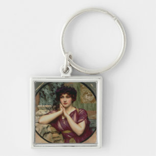 A Classical Beauty, 1901 (oil on canvas) Key Ring