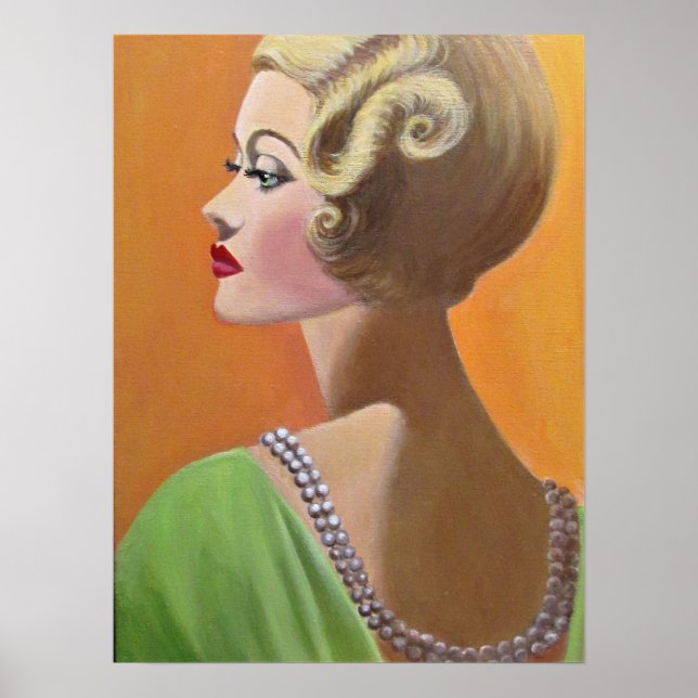 A Classy Vintage Lady Poster (Front)