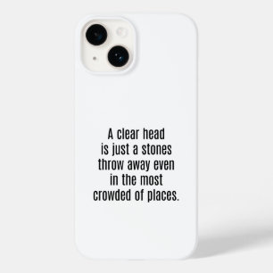 A Clear Head iPhone Case