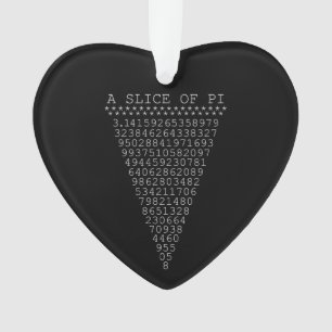 A Clever Slice of Pi Ornament