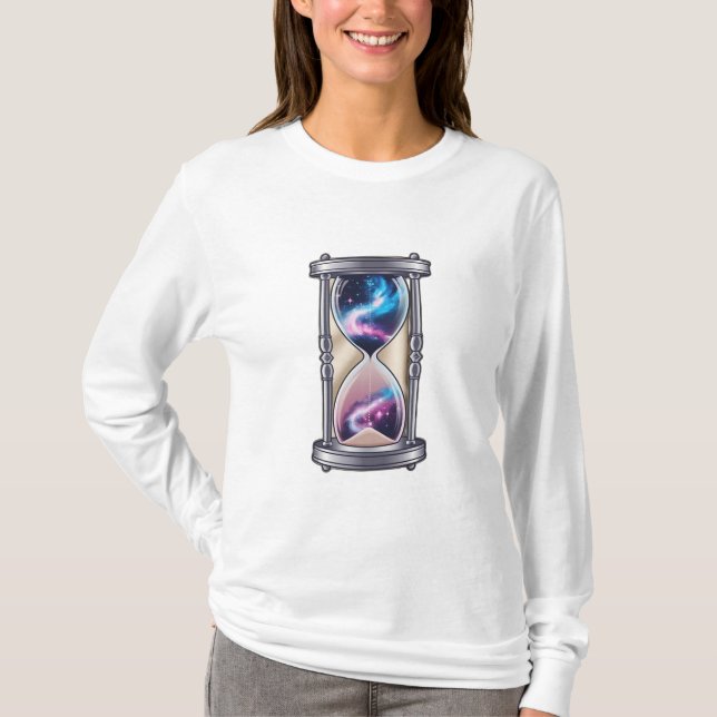 A clock face made of planets, T-Shirt (Front)