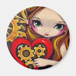 "A Clockwork Valentine" Magnet