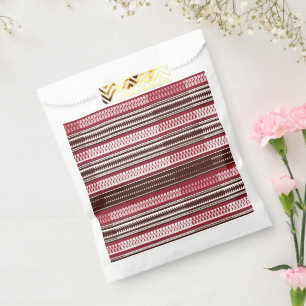 A close-up image of a colourful screen displaying favour bag