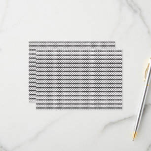 A close-up of a fluffy orange and white cat lying  RSVP card