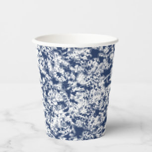 A close-up of a hydrangea showcases its delicate p paper cups