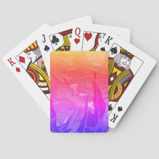 A close up view of fantasy worlds and their moons playing cards