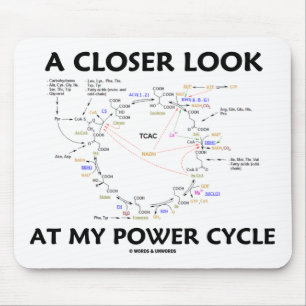 A Closer Look At My Power Cycle (Krebs Cycle) Mouse Pad