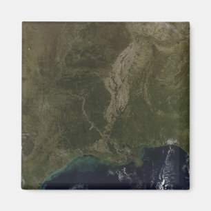 A cloud-free view of the southern United States Magnet