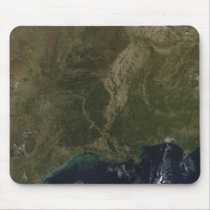 A cloud-free view of the southern United States Mouse Pad