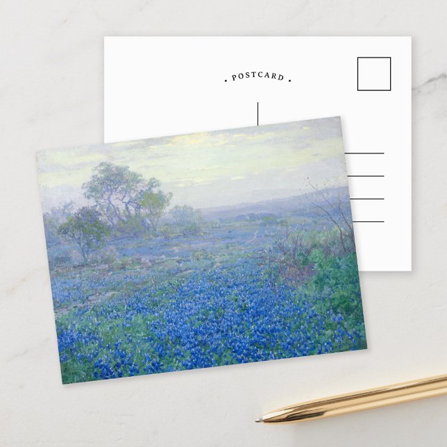 A Cloudy Day, Bluebonnets | Julian Onderdonk Postcard (Creator Uploaded)
