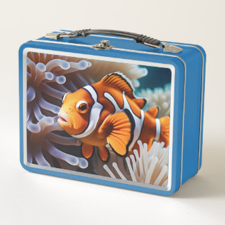 A Clown Fish  Metal Lunch Box