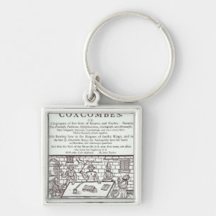 A Cluster of Coxcombes' by John Taylor Key Ring