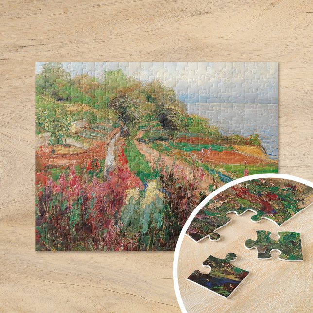 A Coastal Landscape | Olga Wisinger-Florian Jigsaw Puzzle (Creator Uploaded)