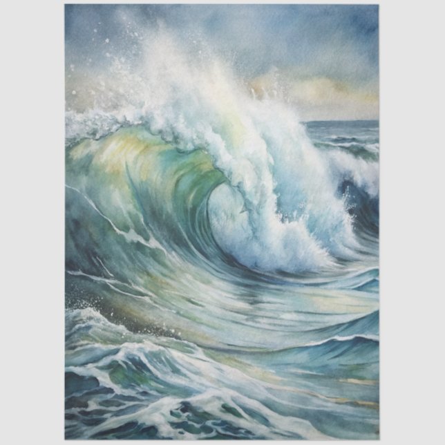 A Coastal Series Design 49 Tissue Paper (Front)