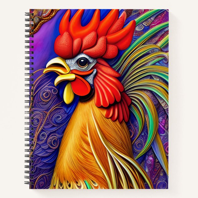 A Cock-a-Doodle-Doo Day Notebook (Front)