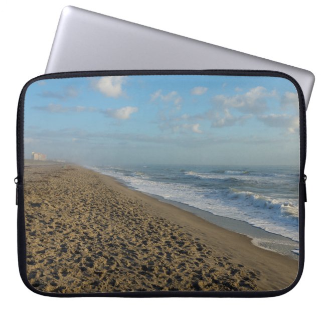 A Cocoa Beach Morning Laptop Sleeve (Front)