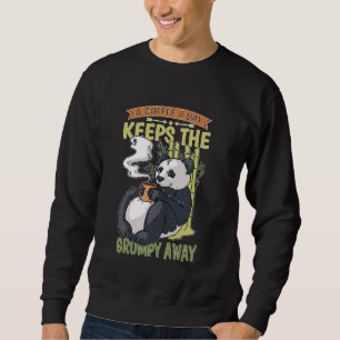 A Coffee A Day Keeps The Grumpy Away Ocean Conserv Sweatshirt