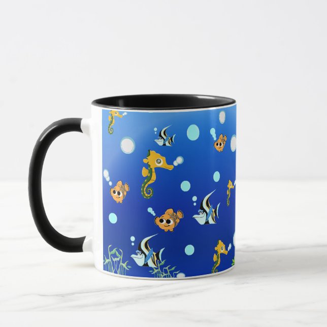 A coffee glass at sea. mug (Left)
