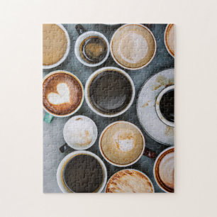 A Coffee Lovers Dream of Caffeine Jigsaw Puzzle