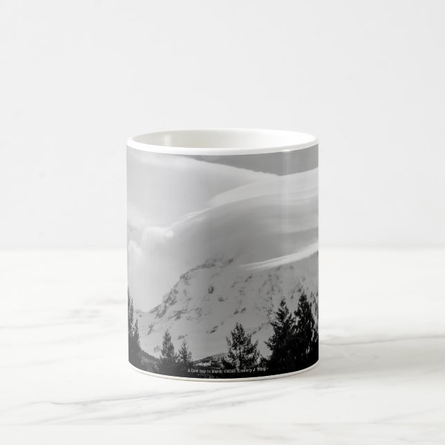 A Cold Day in March Coffee Mug (Center)