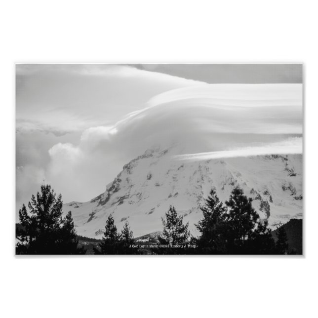 A Cold Day in March Photo Print (Front)