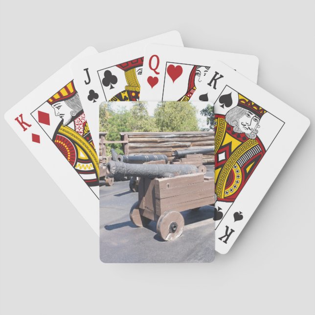A Collection of Cannons Playing Cards (Back)
