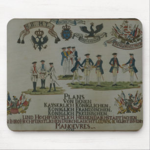 A collection of maneouvre plans mouse pad