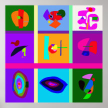 A Collection of Nine Abstract Miniatures 24