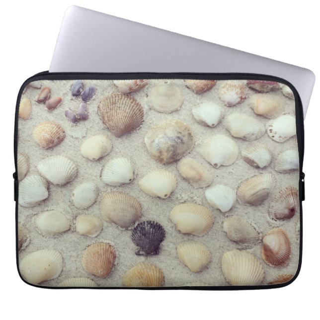 A Collection Of Seashells Laptop Sleeve (Front)