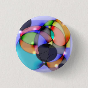 a colorful batch of cans 3 cm round badge