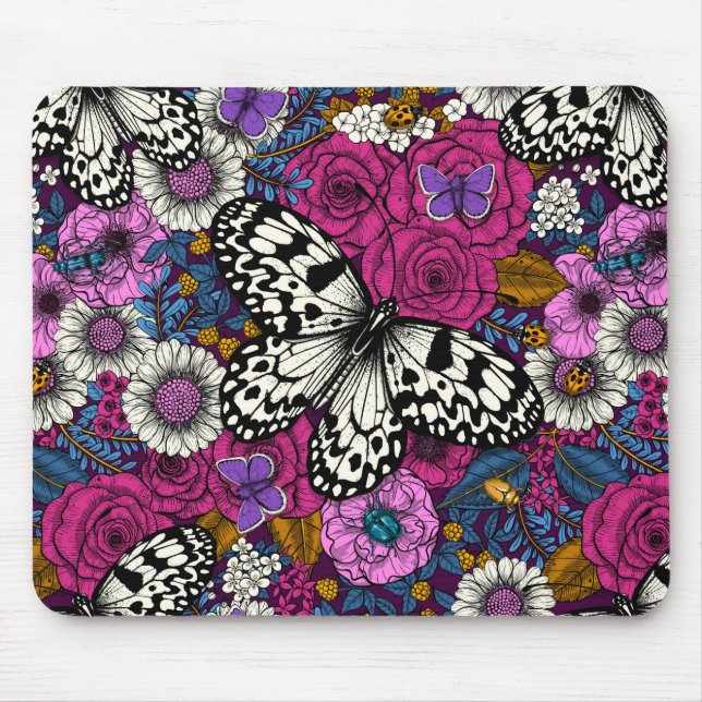 A colorful garden II Mouse Pad (Front)