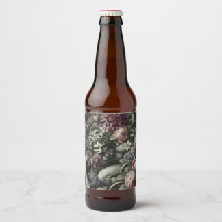 🎭 A Colossal Comedy – Gothic Victorian Beer Bottle Label