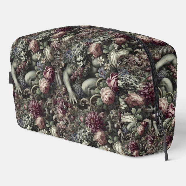 🎭 A Colossal Comedy – Gothic Victorian Dopp Kit (Right Corner)