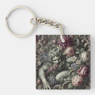 🎭 A Colossal Comedy – Gothic Victorian Key Ring
