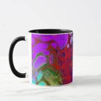 A colour burst Fluid Art 