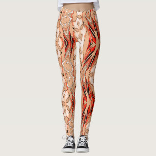 A colourful abstract patten "Ratti_Creative_Arts" Leggings