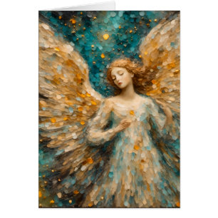 A Colourful Angel All Occasions Greeting Card