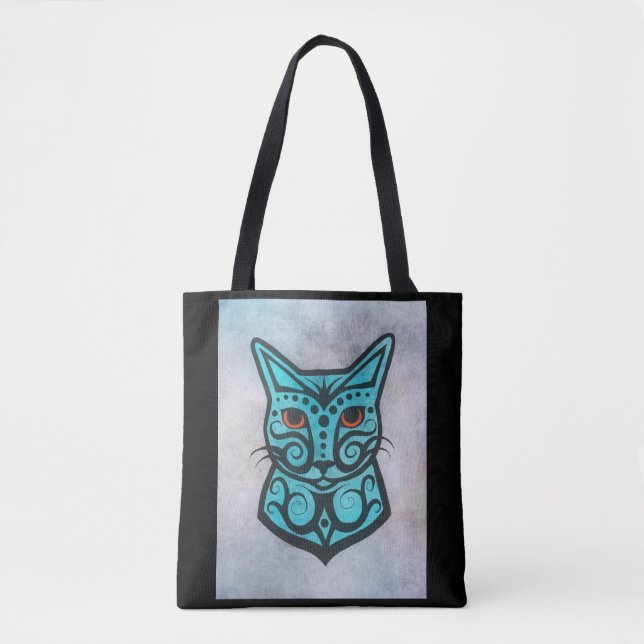 A Colourful Cat #3 Tote Bag (Front)