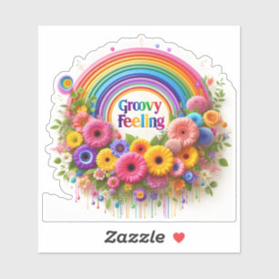 A Colourful Collection of Groovy Feeling Stickers