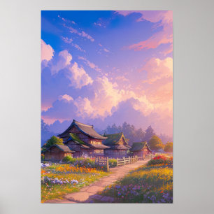 A Colourful Escape to the Countryside Poster