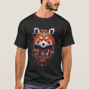 A colourful fox with feathers and ornaments T-Shir T-Shirt