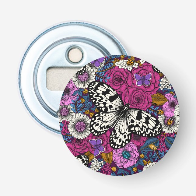 A colourful garden II Bottle Opener (Front)