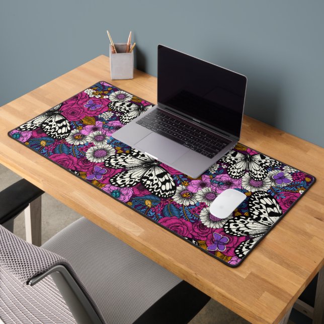 A colourful garden II Desk Mat (Office 2)