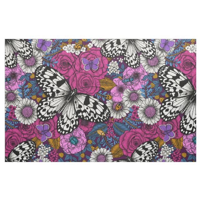 A colourful garden II Fabric (Fat Quarter)