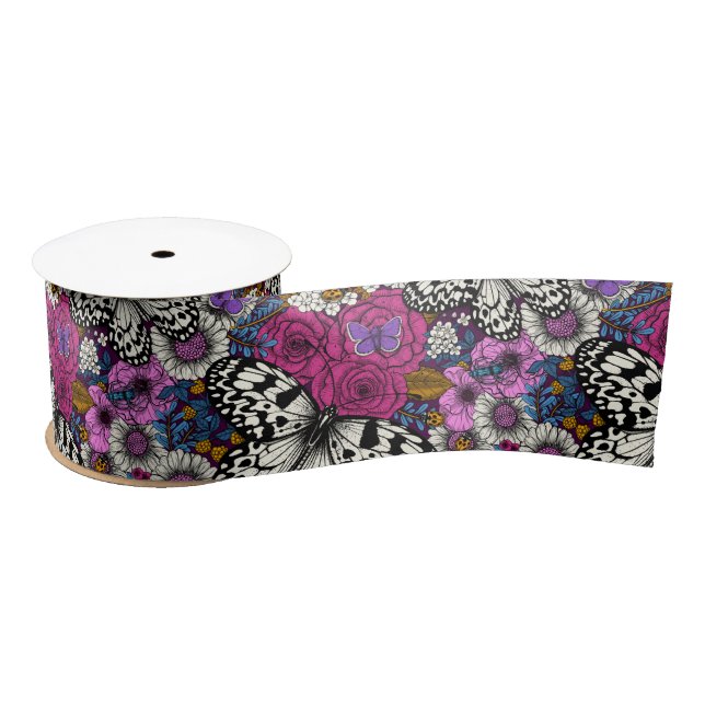 A colourful garden II Satin Ribbon (Spool)