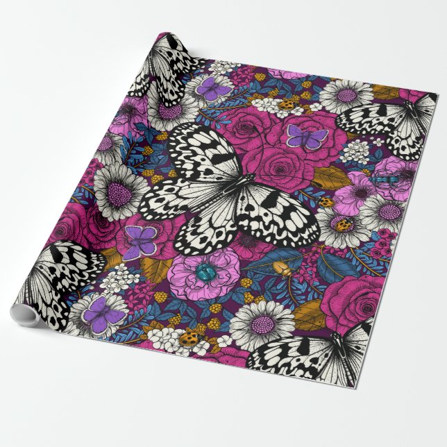 A colourful garden II Wrapping Paper (Unrolled)
