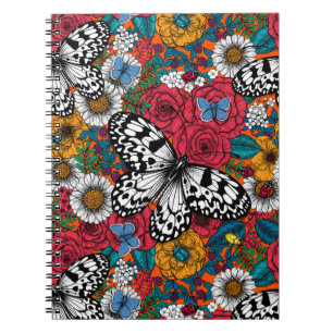 A colourful garden notebook