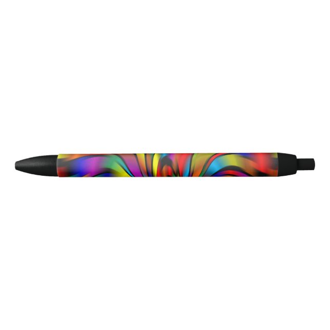 A Colourful Integration Black Ink Pen (Front)