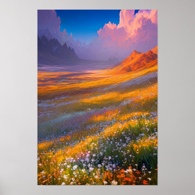 A Colourful Meadow's Serenade Poster (Front)