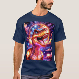 A Colourful, Most Adorable Dino T-Shirt